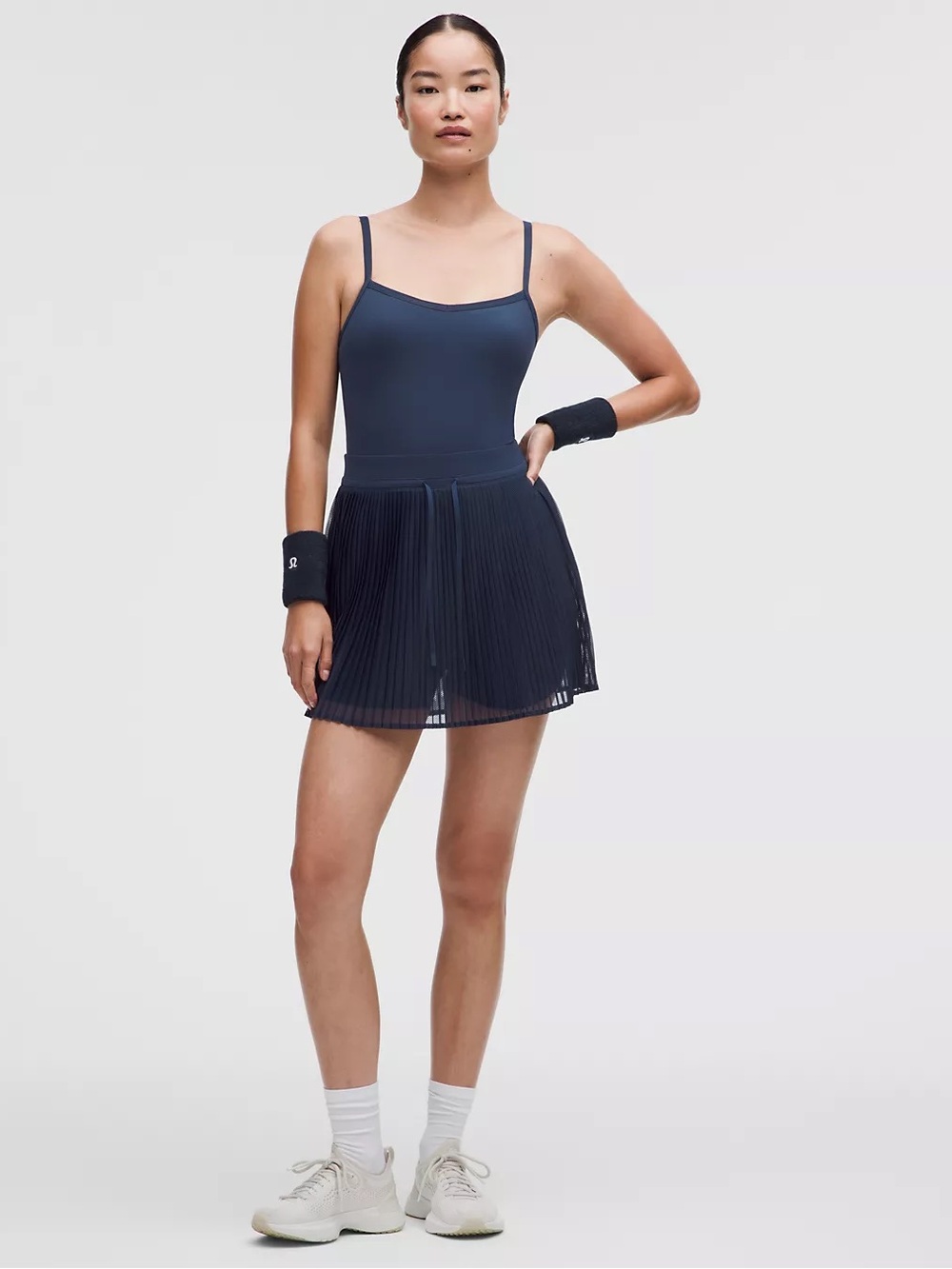 Lululemon Ace Advantage Cutout Tennis Dress Club Blue Size M NWT